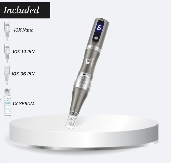 S8 Microneedling Pen +30 Cartridges & Serum Free - Limited Time Offer