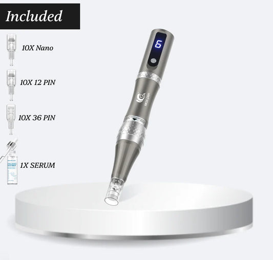 S8 Microneedling Pen +30 Cartridges & Serum Free - Limited Time Offer