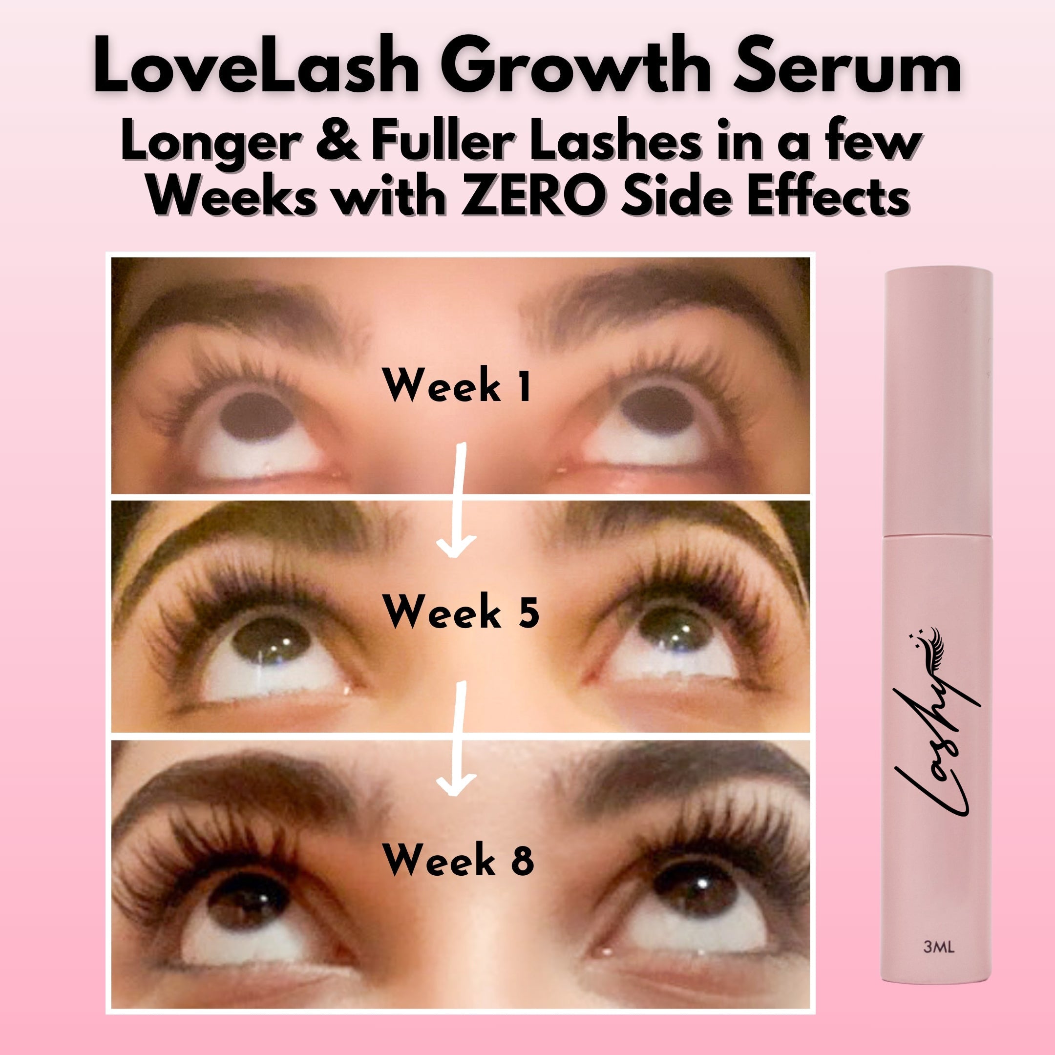 Lashy Eyelash Growth Serum 3ml