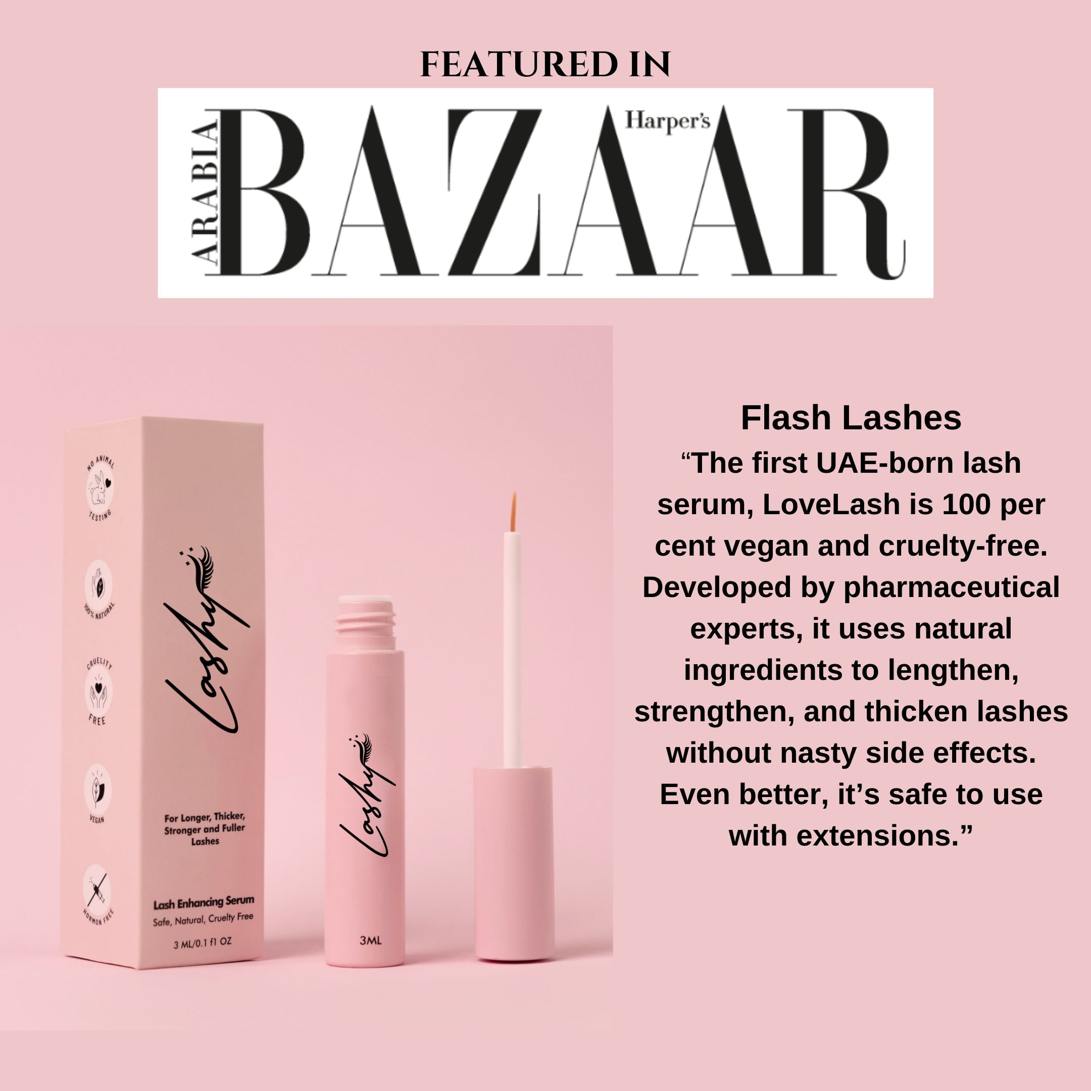 Lashy Eyelash Growth Serum 3ml