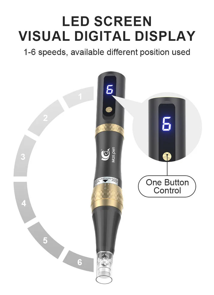 S8 Microneedling Pen +30 Cartridges & Serum Free - Limited Time Offer