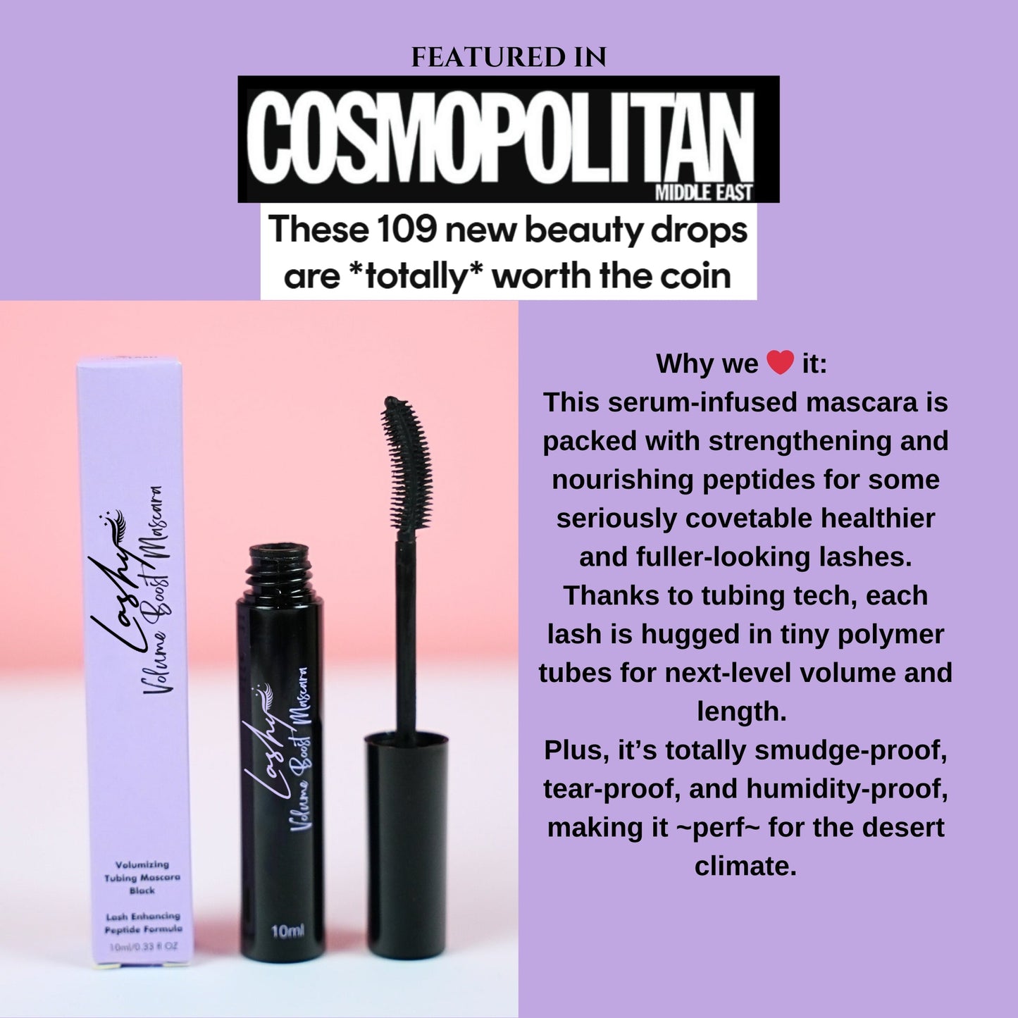 Lashy Volume Boost Mascara